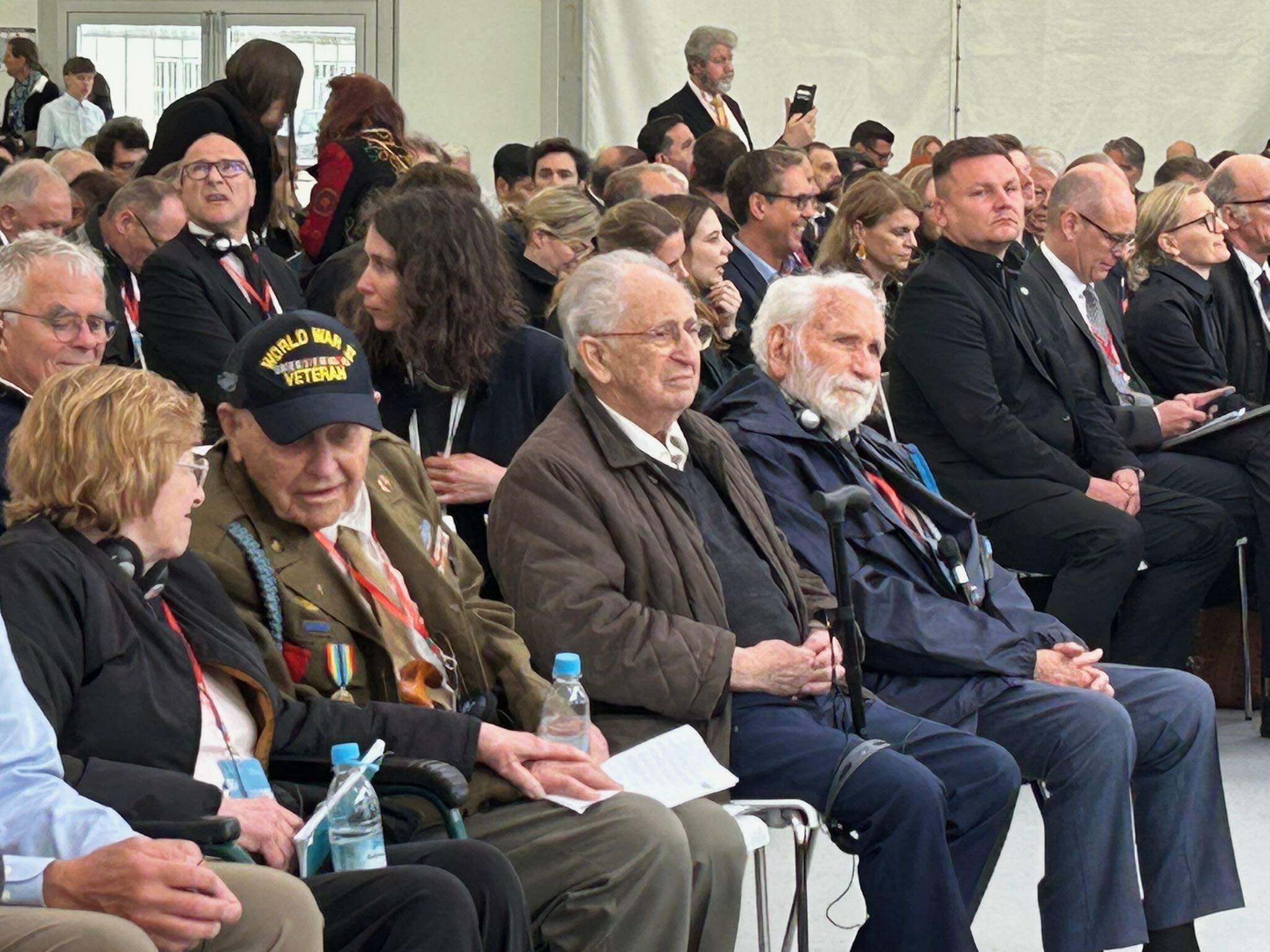 80-årsmarkering av frigjøringen av Dachau - minnemarkering med norske deltakere
